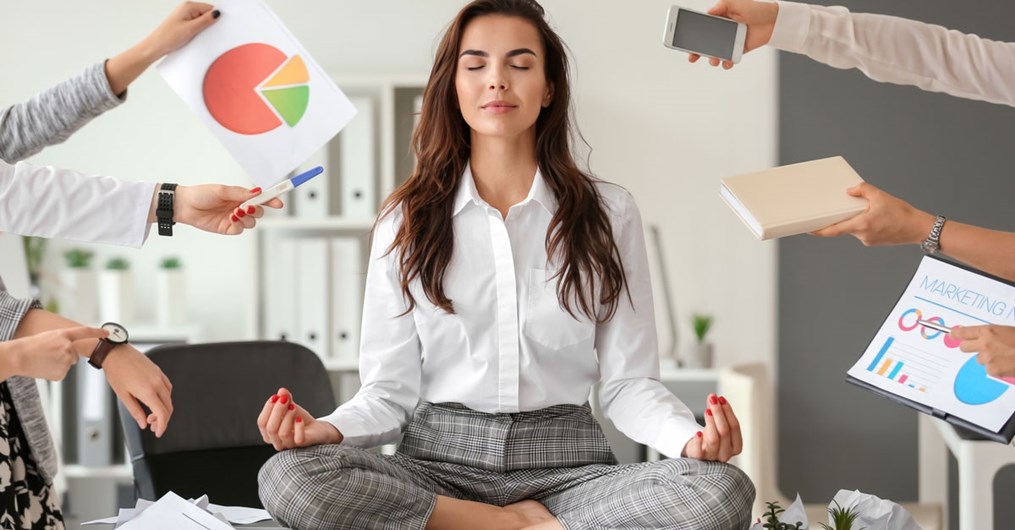 Be a center of calm amid a storm of office drama.