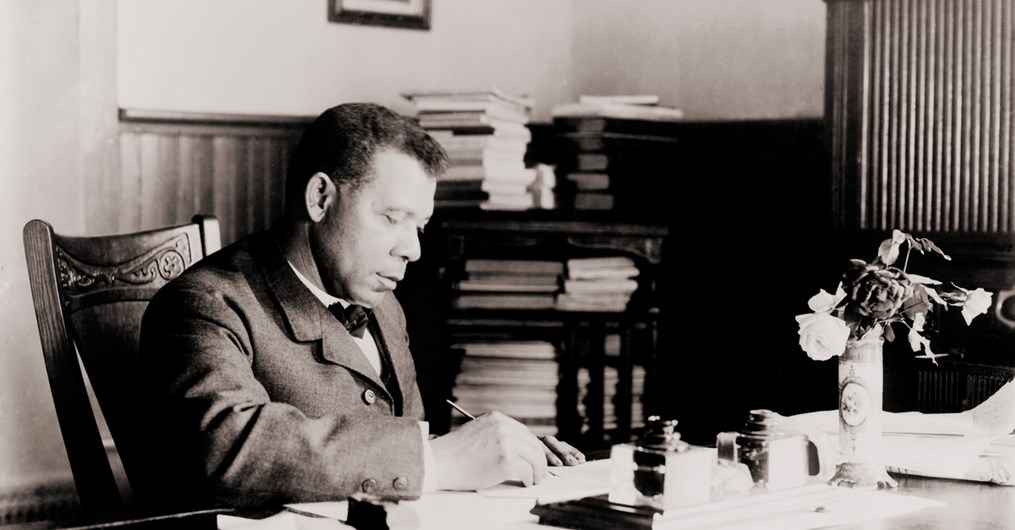 Booker T. Washington was born a slave and died a Presidential advisor - now THAT is how you do it!

