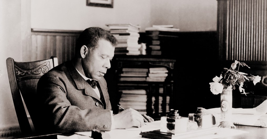 Booker T. Washington was born a slave and died a Presidential advisor - now THAT is how you do it!
