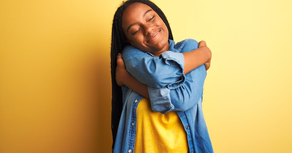 Go on, show yourself some love. You're your own best self, Boo!