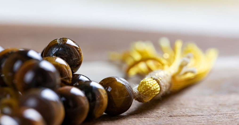 Make your own Mala to create something meaningful to use whenever you need some centering.