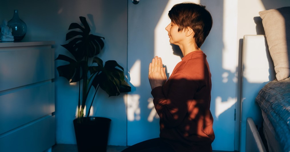 A simple altar in your home can create a space for prayer, meditation, and other spiritual practices.
