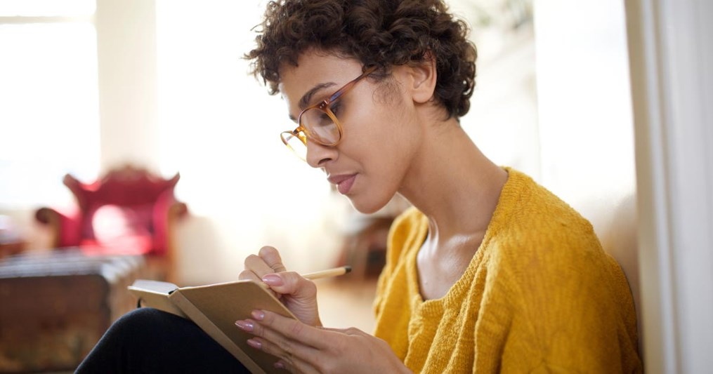 Sneak in a few minutes of me-time to start your journaling practice.