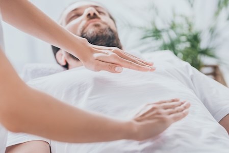 Energy healing can yield benefits even without physical touch.