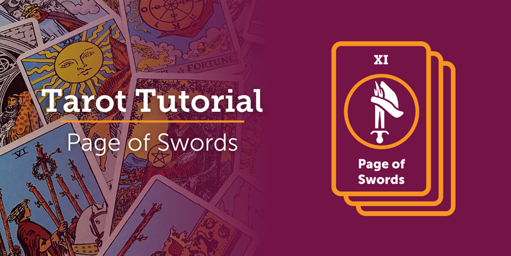 Learn the meaning of the Page of Swords!
