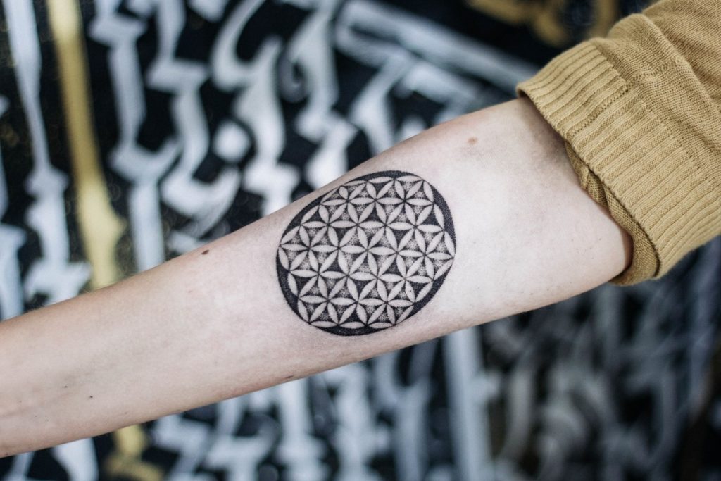 sacred geometry tattoo