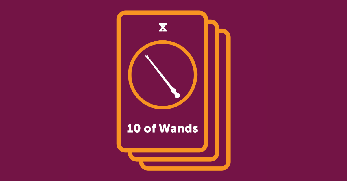10 of wands meaning