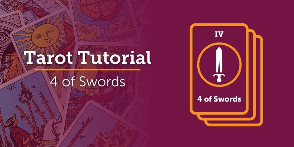 What is the meaning of the 4 of Swords? Read on to find out...
