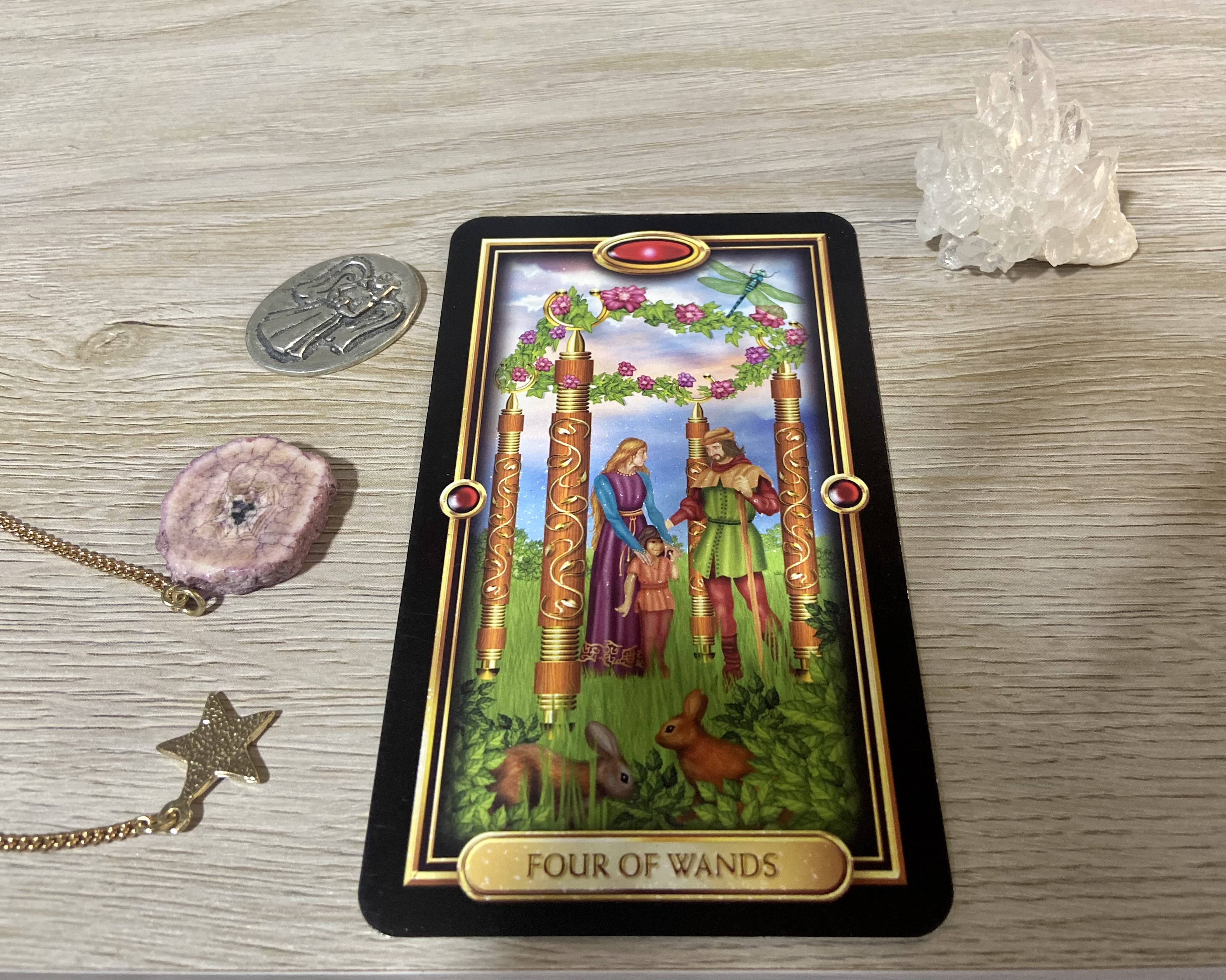 4 of wands marriage